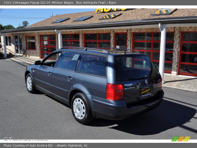 Blue Anthracite Pearl / Black 2001 Volkswagen Passat GLS V6 4Motion Wagon