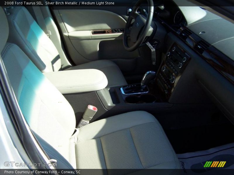 Silver Birch Metallic / Medium Light Stone 2008 Ford Taurus SEL
