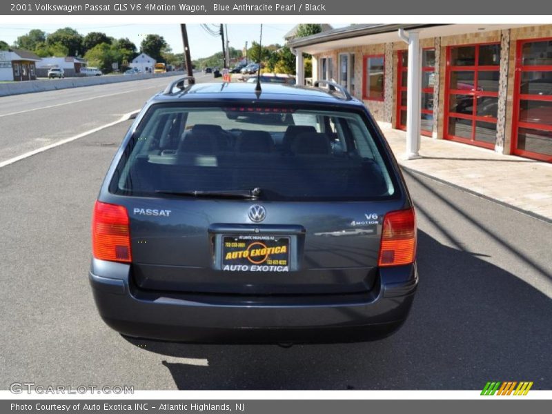 Blue Anthracite Pearl / Black 2001 Volkswagen Passat GLS V6 4Motion Wagon
