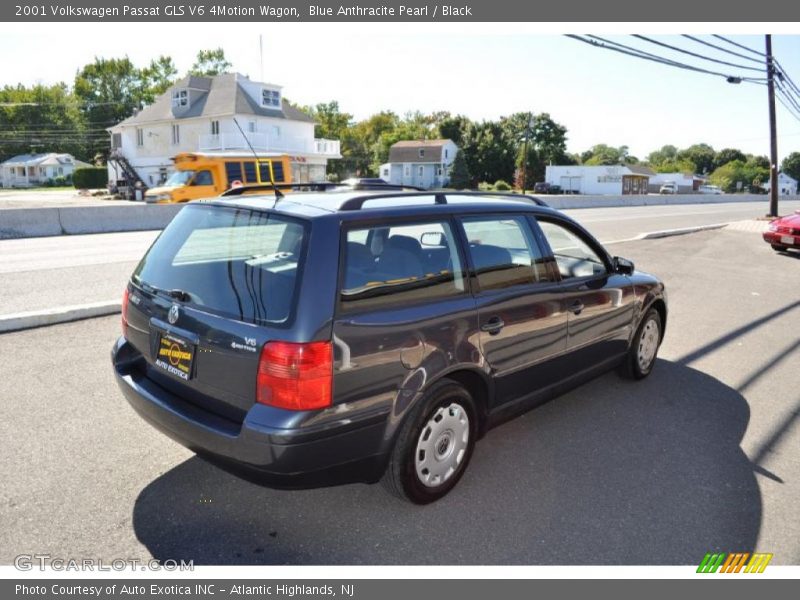 Blue Anthracite Pearl / Black 2001 Volkswagen Passat GLS V6 4Motion Wagon