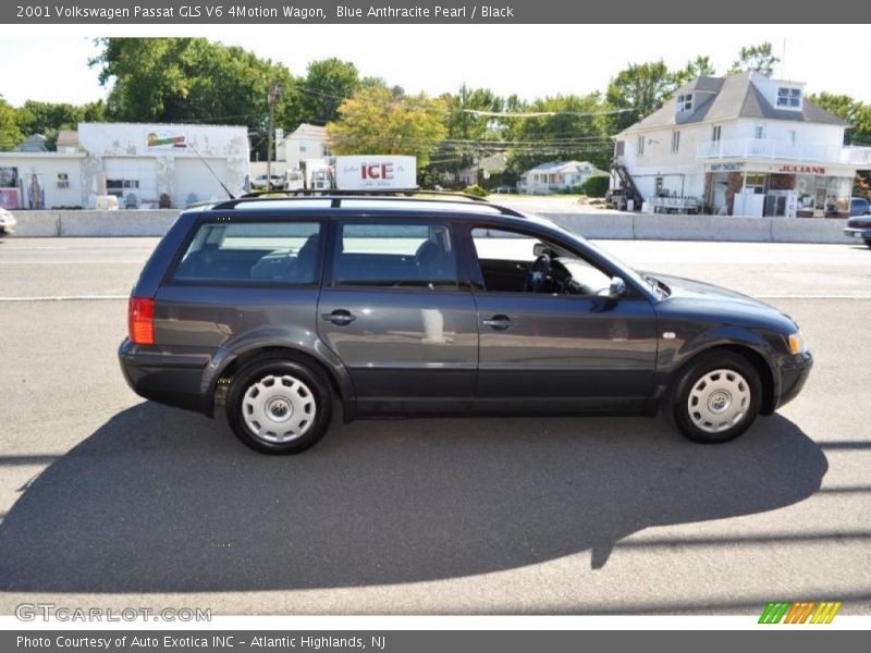 Blue Anthracite Pearl / Black 2001 Volkswagen Passat GLS V6 4Motion Wagon