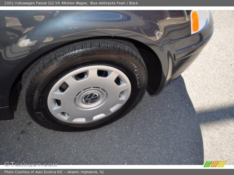 Blue Anthracite Pearl / Black 2001 Volkswagen Passat GLS V6 4Motion Wagon