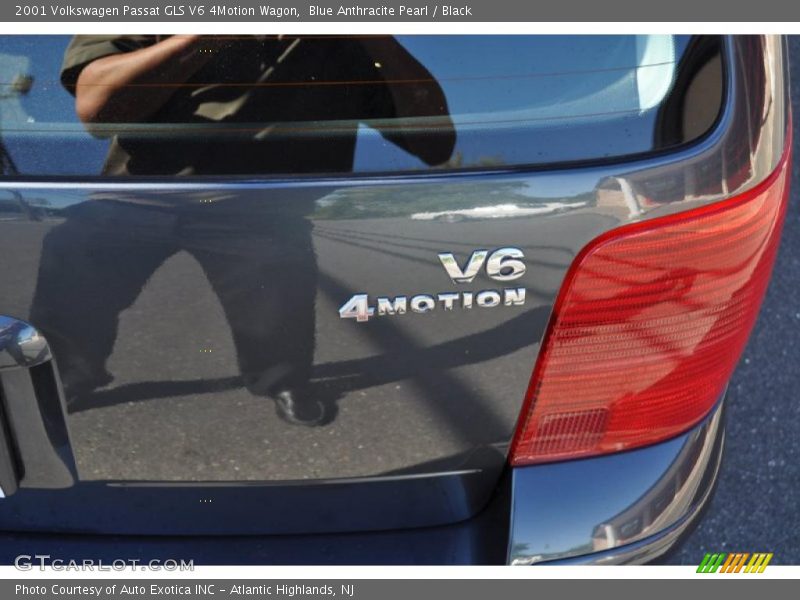 Blue Anthracite Pearl / Black 2001 Volkswagen Passat GLS V6 4Motion Wagon