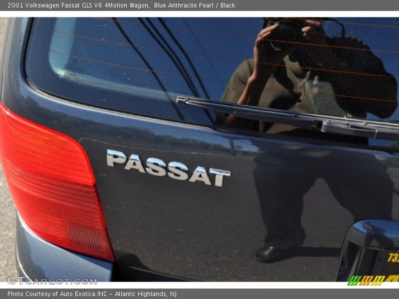 Blue Anthracite Pearl / Black 2001 Volkswagen Passat GLS V6 4Motion Wagon