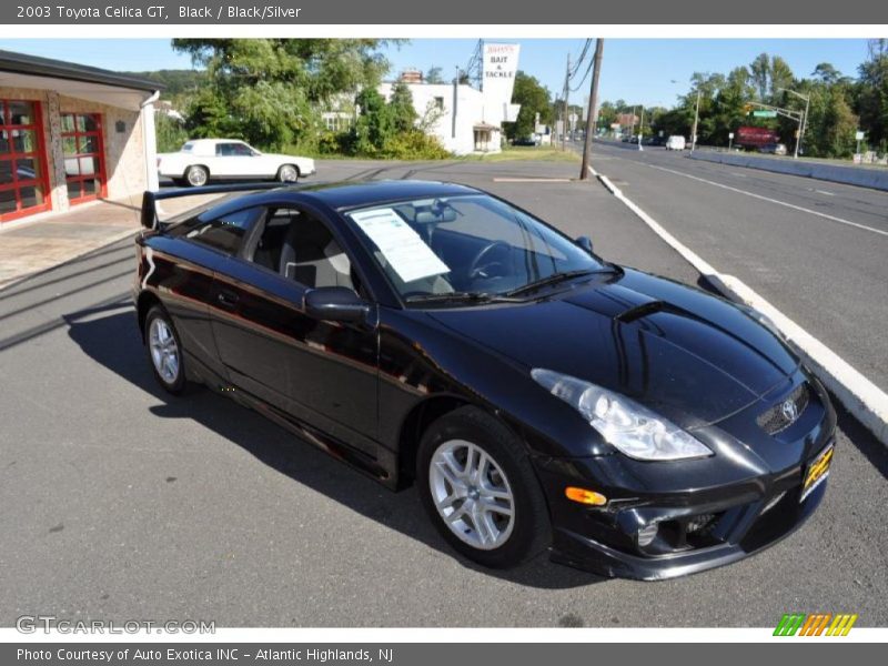 Black / Black/Silver 2003 Toyota Celica GT