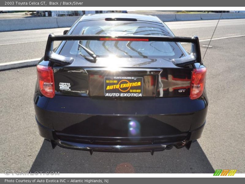 Black / Black/Silver 2003 Toyota Celica GT