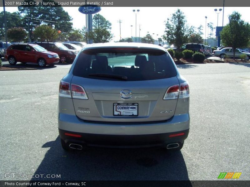 Liquid Platinum Metallic / Sand 2007 Mazda CX-9 Touring