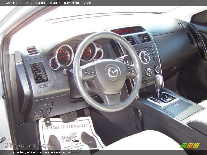 Liquid Platinum Metallic / Sand 2007 Mazda CX-9 Touring