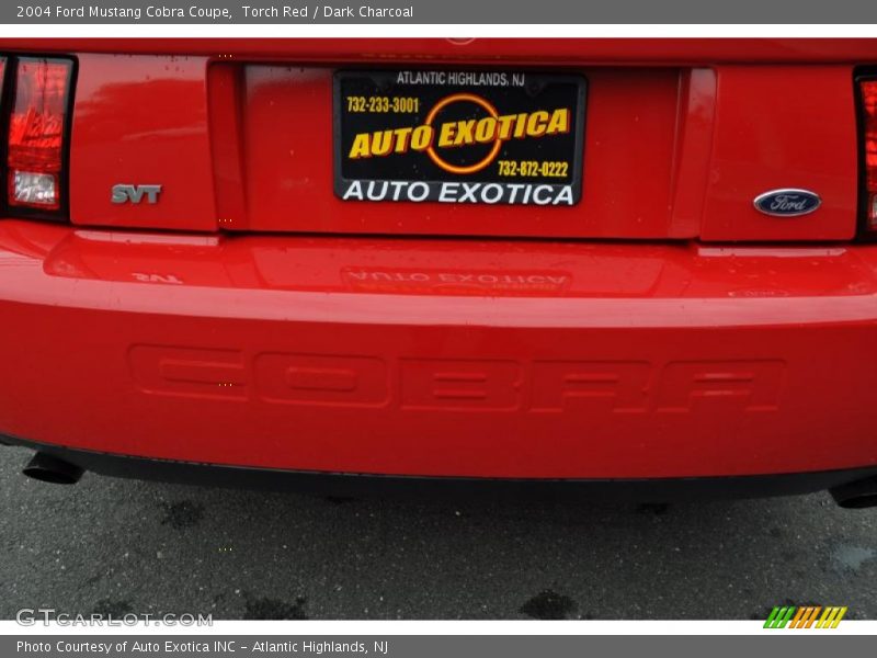 Torch Red / Dark Charcoal 2004 Ford Mustang Cobra Coupe