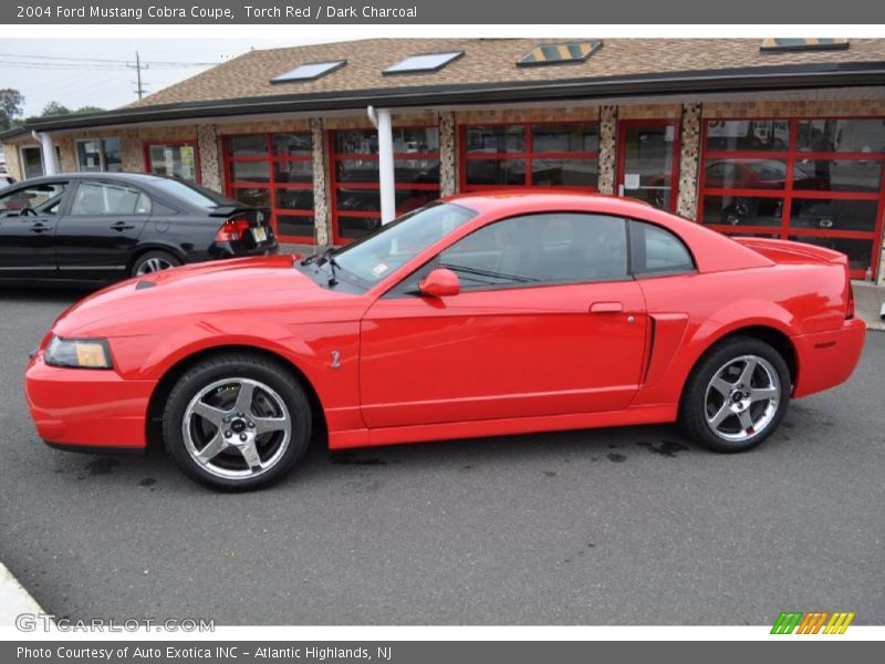 Torch Red / Dark Charcoal 2004 Ford Mustang Cobra Coupe