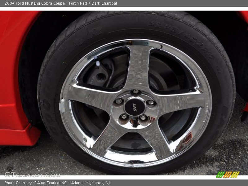 Torch Red / Dark Charcoal 2004 Ford Mustang Cobra Coupe