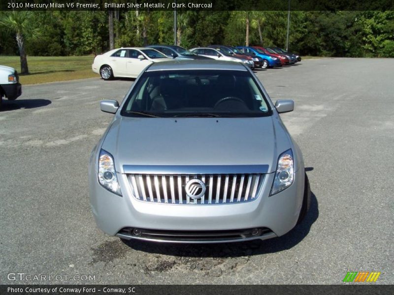 Brilliant Silver Metallic / Dark Charcoal 2010 Mercury Milan V6 Premier