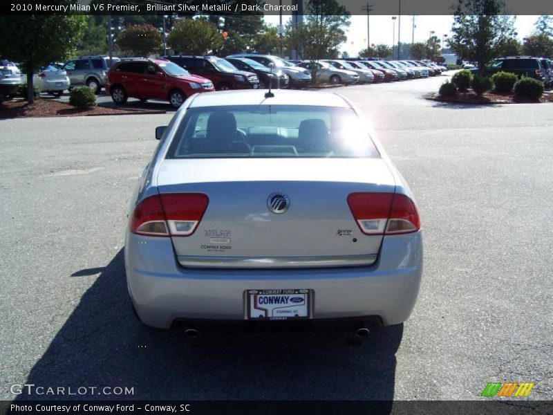 Brilliant Silver Metallic / Dark Charcoal 2010 Mercury Milan V6 Premier