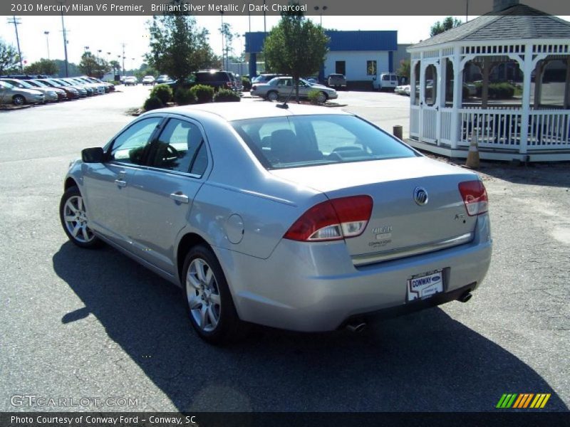 Brilliant Silver Metallic / Dark Charcoal 2010 Mercury Milan V6 Premier