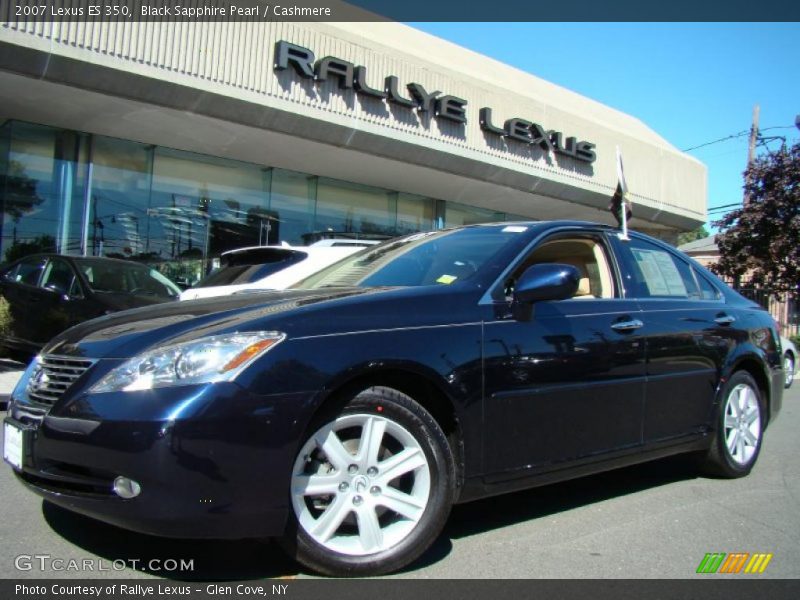 Black Sapphire Pearl / Cashmere 2007 Lexus ES 350