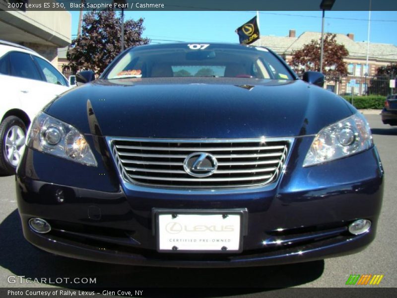 Black Sapphire Pearl / Cashmere 2007 Lexus ES 350