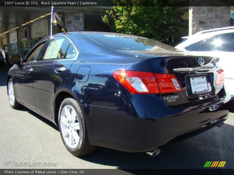 Black Sapphire Pearl / Cashmere 2007 Lexus ES 350