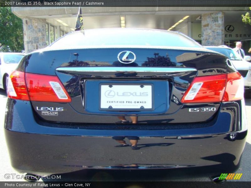 Black Sapphire Pearl / Cashmere 2007 Lexus ES 350