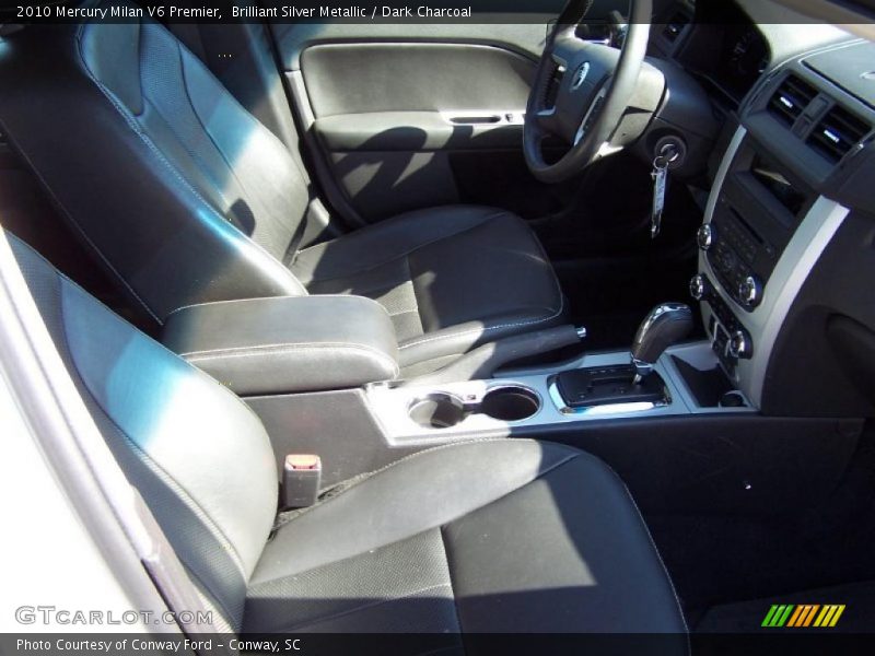 Brilliant Silver Metallic / Dark Charcoal 2010 Mercury Milan V6 Premier