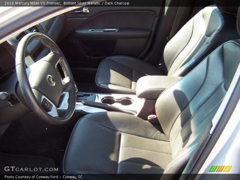 Brilliant Silver Metallic / Dark Charcoal 2010 Mercury Milan V6 Premier