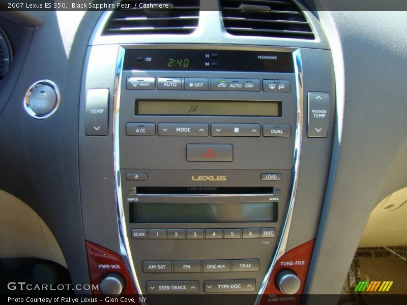 Black Sapphire Pearl / Cashmere 2007 Lexus ES 350