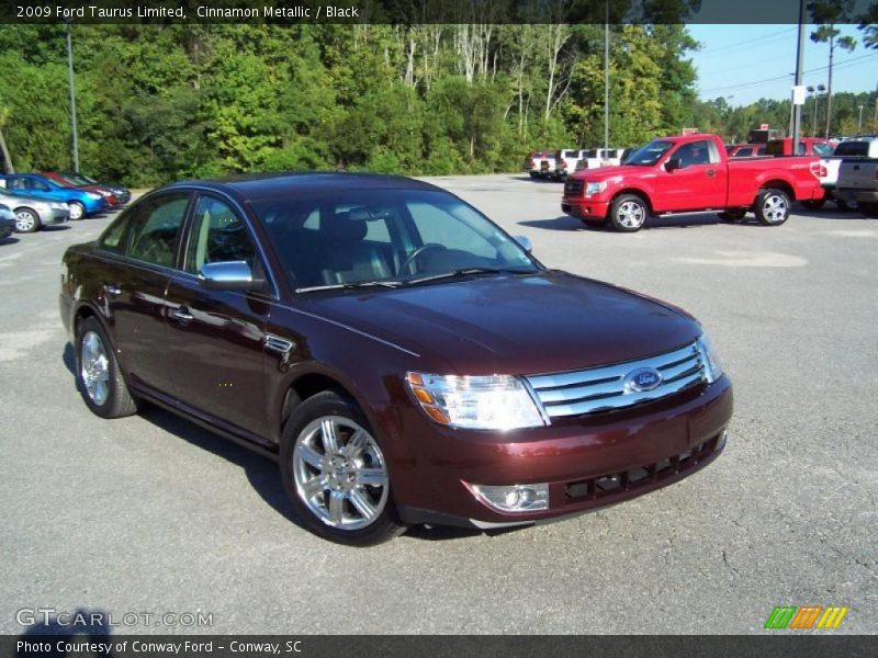 Cinnamon Metallic / Black 2009 Ford Taurus Limited