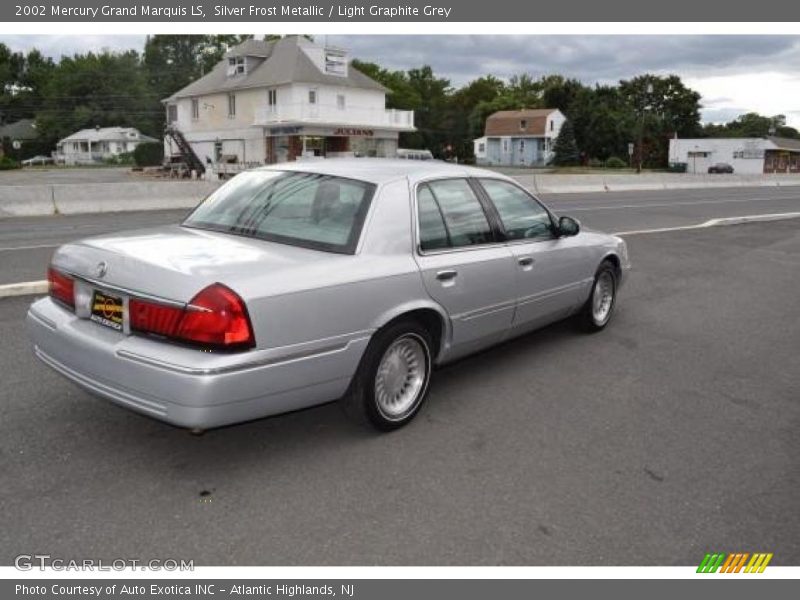 Silver Frost Metallic / Light Graphite Grey 2002 Mercury Grand Marquis LS