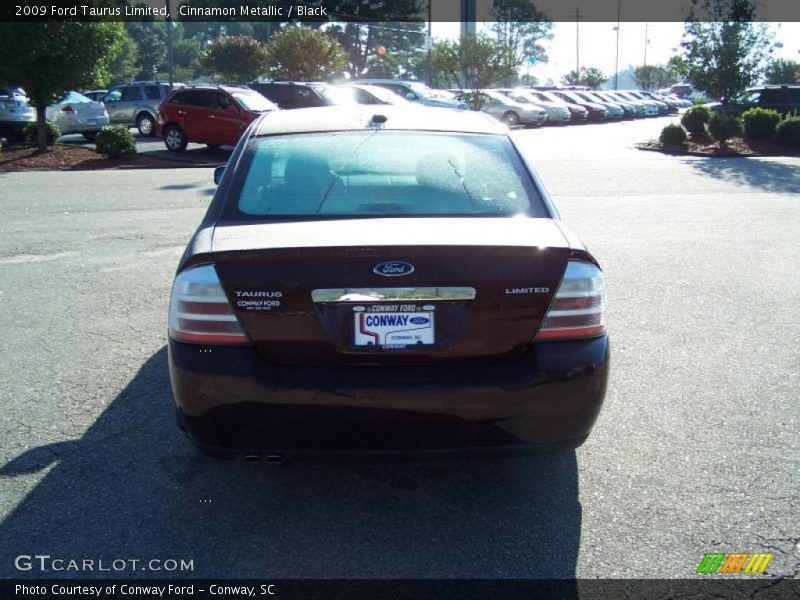 Cinnamon Metallic / Black 2009 Ford Taurus Limited