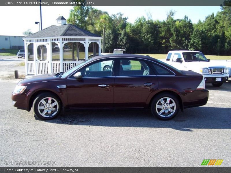 Cinnamon Metallic / Black 2009 Ford Taurus Limited