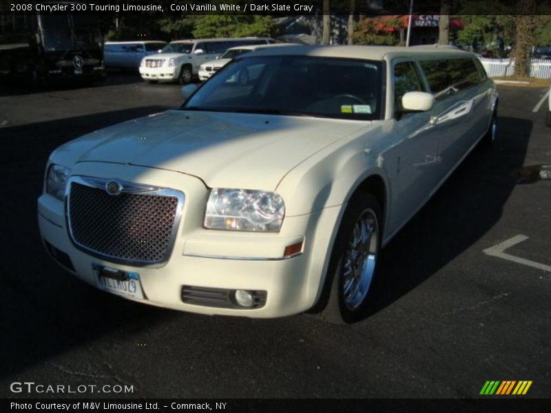 Cool Vanilla White / Dark Slate Gray 2008 Chrysler 300 Touring Limousine