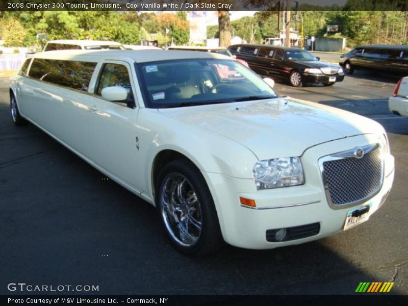 Cool Vanilla White / Dark Slate Gray 2008 Chrysler 300 Touring Limousine