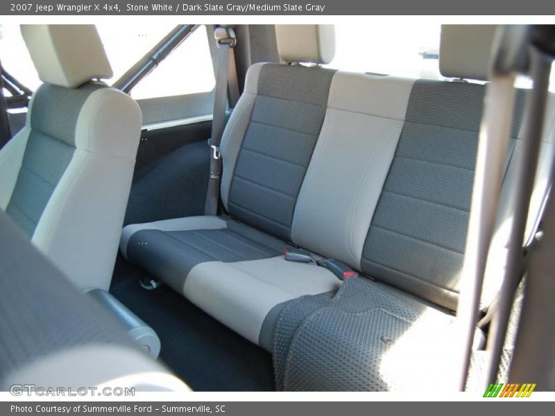 Stone White / Dark Slate Gray/Medium Slate Gray 2007 Jeep Wrangler X 4x4