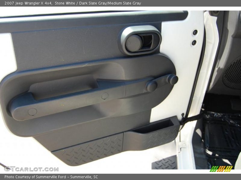 Stone White / Dark Slate Gray/Medium Slate Gray 2007 Jeep Wrangler X 4x4
