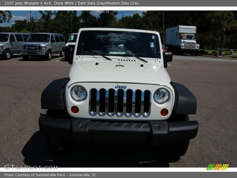 Stone White / Dark Slate Gray/Medium Slate Gray 2007 Jeep Wrangler X 4x4
