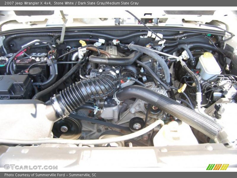Stone White / Dark Slate Gray/Medium Slate Gray 2007 Jeep Wrangler X 4x4