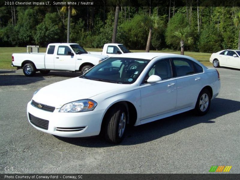 Summit White / Neutral 2010 Chevrolet Impala LT