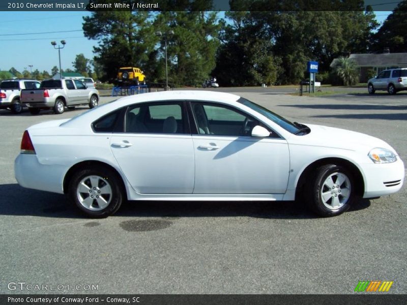 Summit White / Neutral 2010 Chevrolet Impala LT
