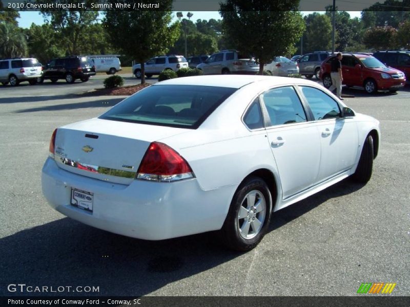 Summit White / Neutral 2010 Chevrolet Impala LT