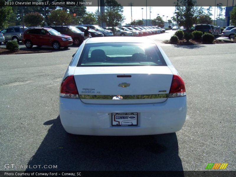 Summit White / Neutral 2010 Chevrolet Impala LT