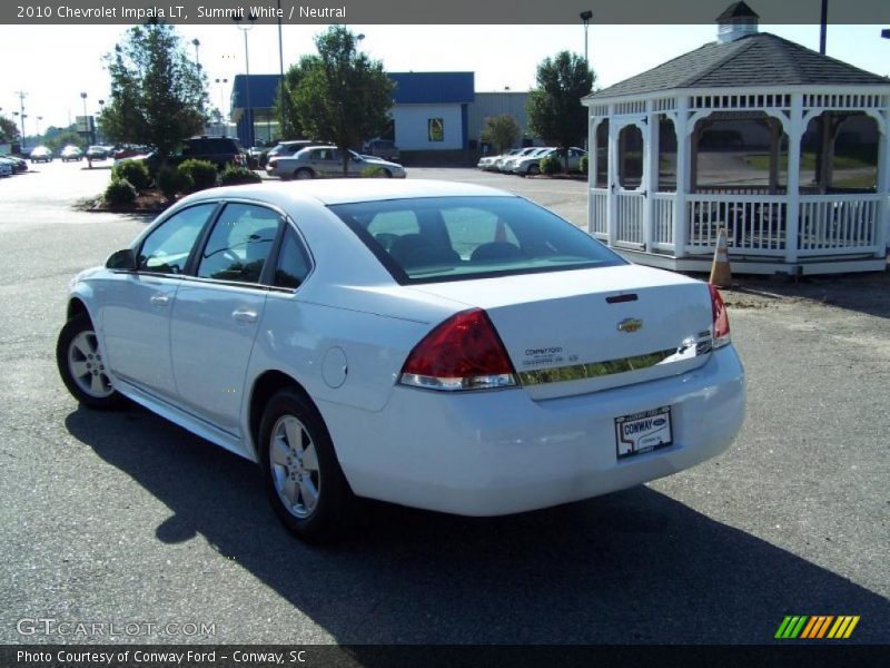 Summit White / Neutral 2010 Chevrolet Impala LT