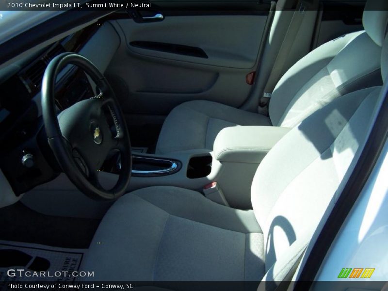 Summit White / Neutral 2010 Chevrolet Impala LT