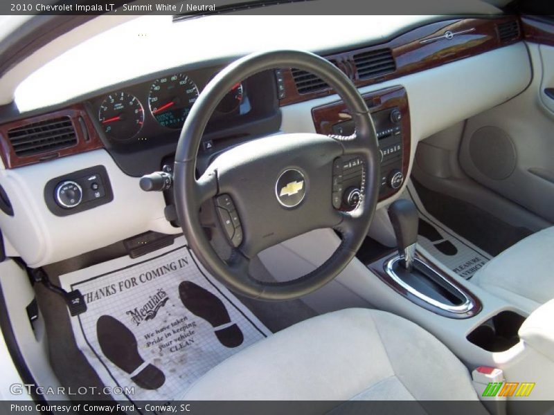 Summit White / Neutral 2010 Chevrolet Impala LT