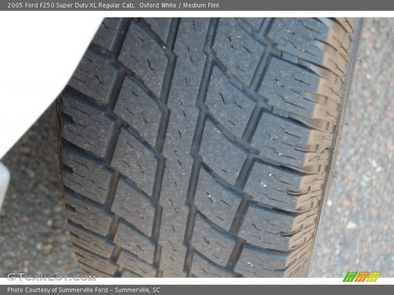 Oxford White / Medium Flint 2005 Ford F250 Super Duty XL Regular Cab