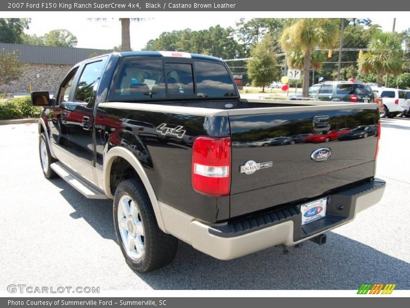 Black / Castano Brown Leather 2007 Ford F150 King Ranch SuperCrew 4x4