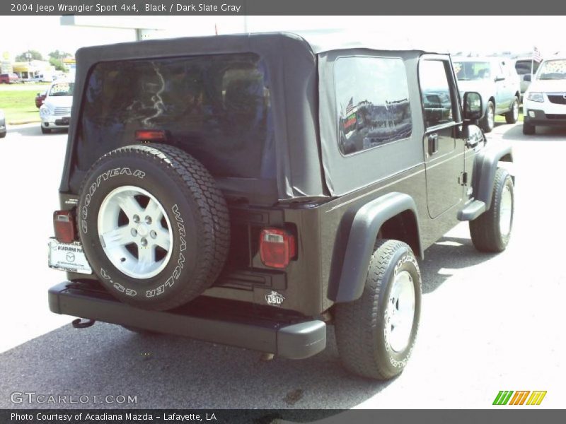 Black / Dark Slate Gray 2004 Jeep Wrangler Sport 4x4