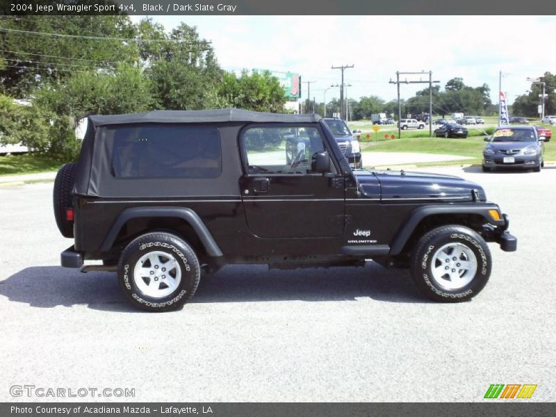 Black / Dark Slate Gray 2004 Jeep Wrangler Sport 4x4