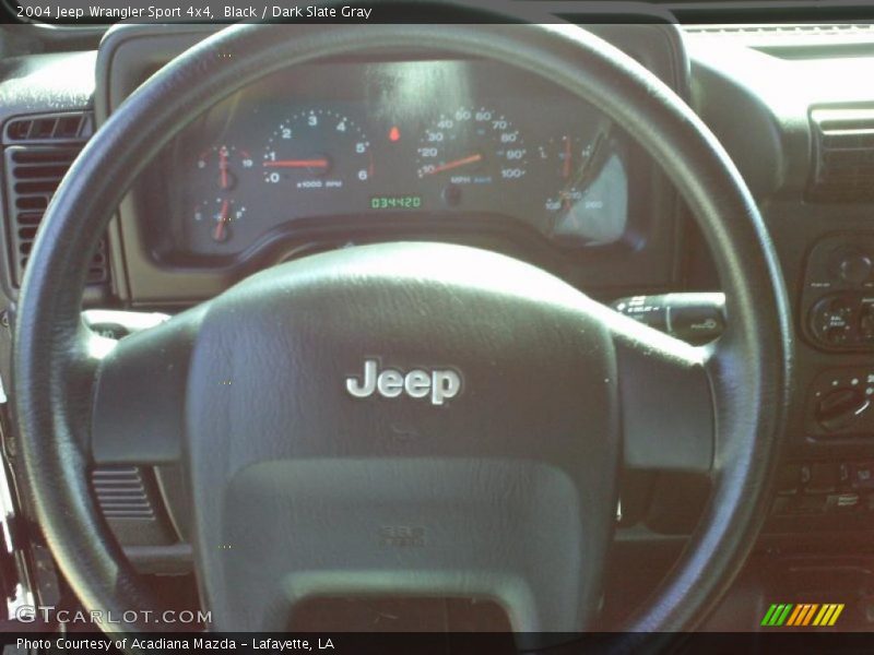 Black / Dark Slate Gray 2004 Jeep Wrangler Sport 4x4
