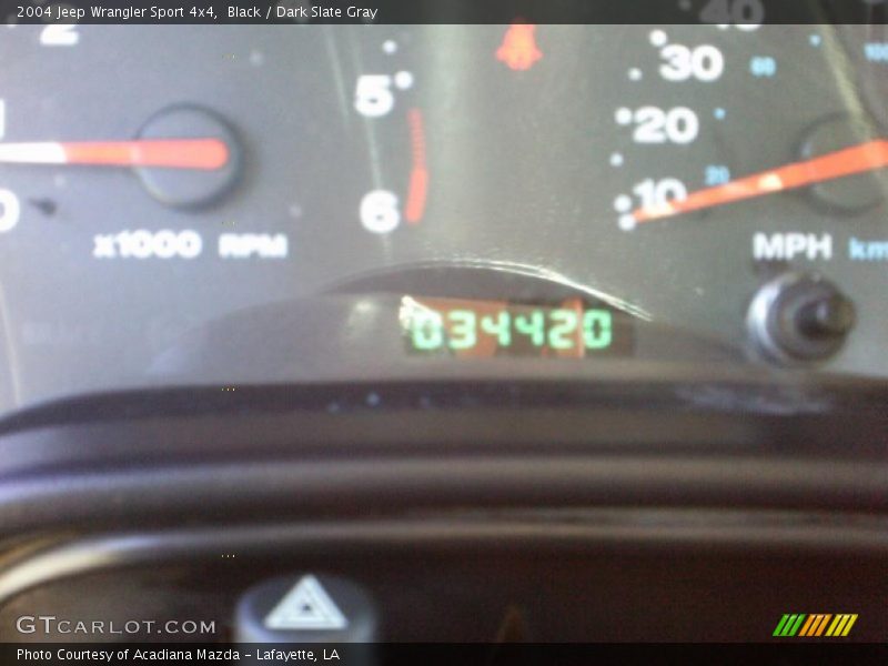 Black / Dark Slate Gray 2004 Jeep Wrangler Sport 4x4