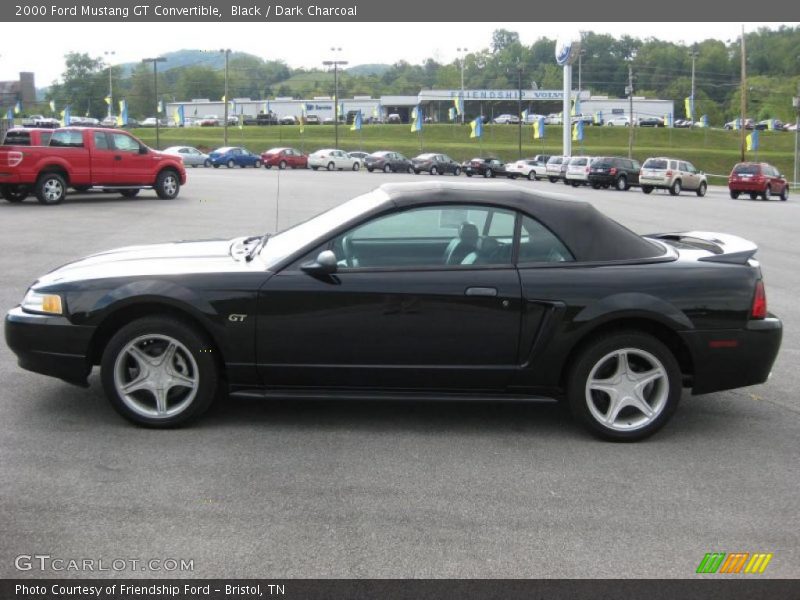 Black / Dark Charcoal 2000 Ford Mustang GT Convertible
