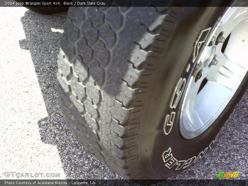 Black / Dark Slate Gray 2004 Jeep Wrangler Sport 4x4